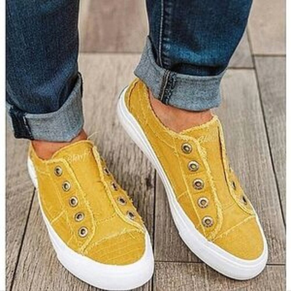 Blowfish Malibu Play Slip-On Sneakers in Goldenrod